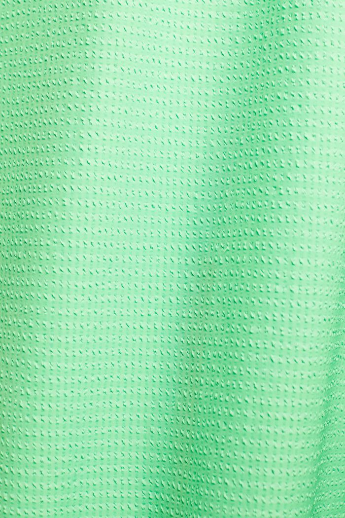 Langærmet skjorte med tekstur, CITRUS GREEN, detail image number 4
