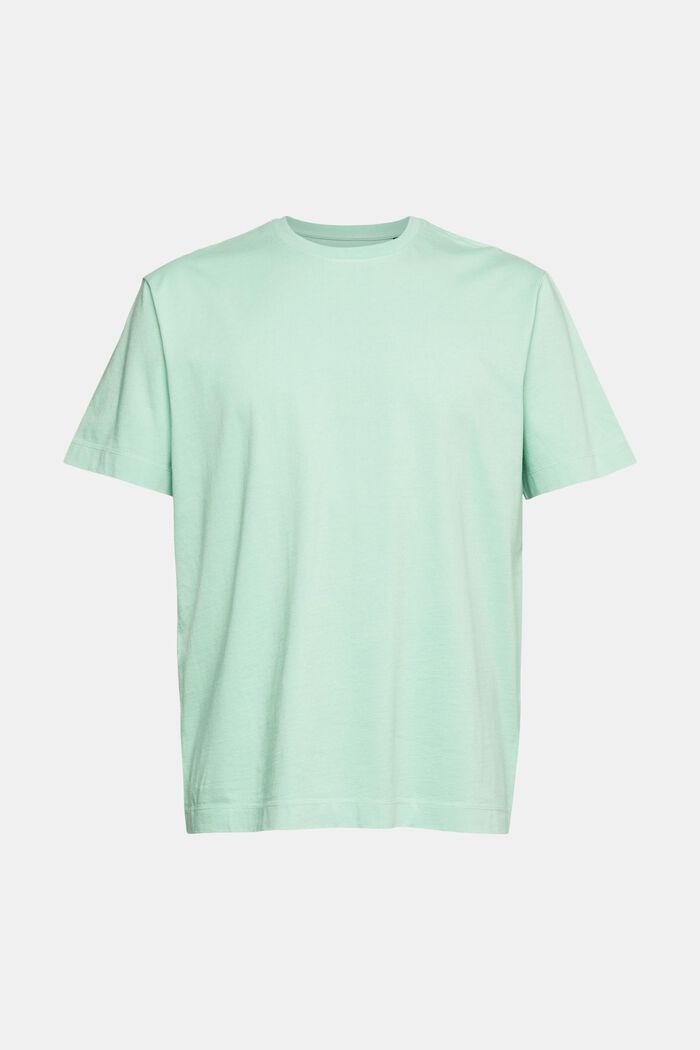 Ensfarvet T-shirt, PASTEL GREEN, detail image number 2