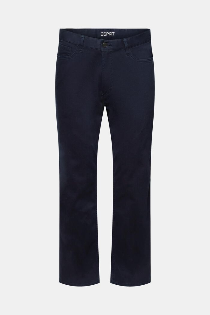 Klassiske lige bukser, NAVY, detail image number 7
