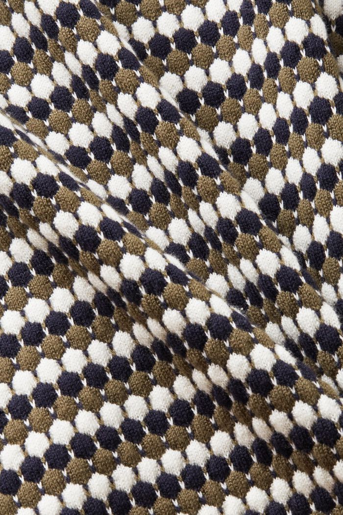 Multifarvet pullover, bomuldsmiks, NAVY, detail image number 5