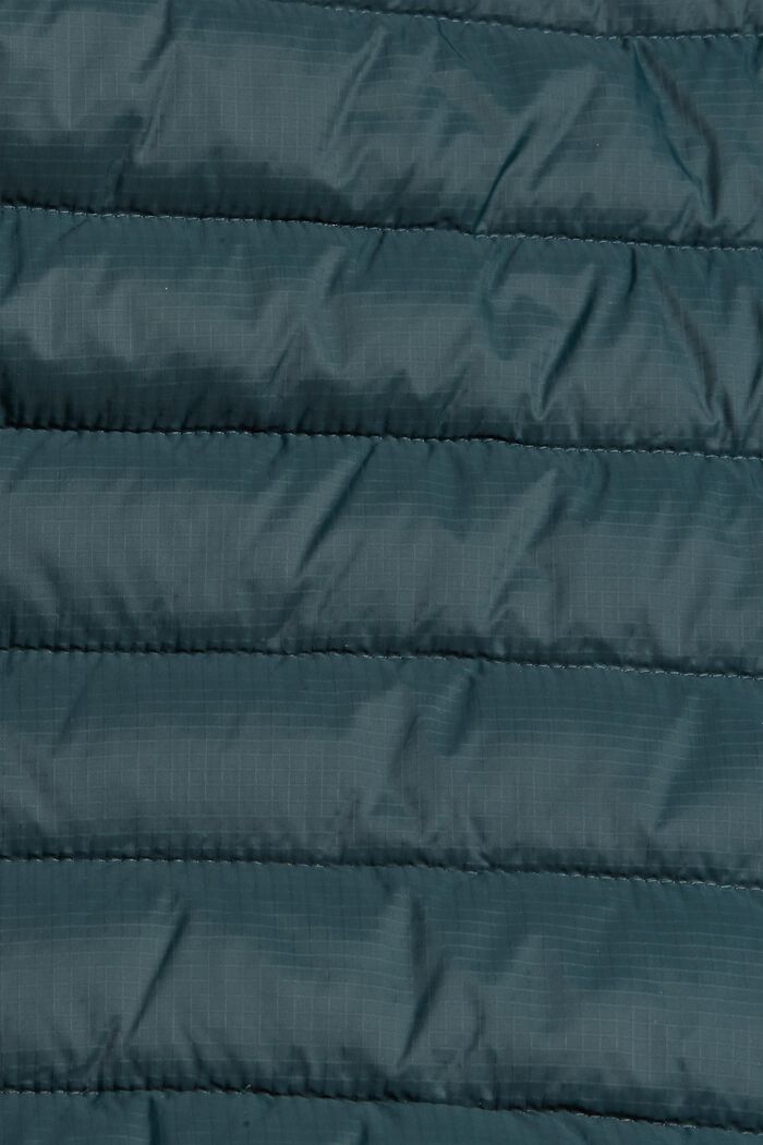 Genanvendte materialer: Dynejakke med 3M™ Thinsulate™, TEAL BLUE, detail image number 4