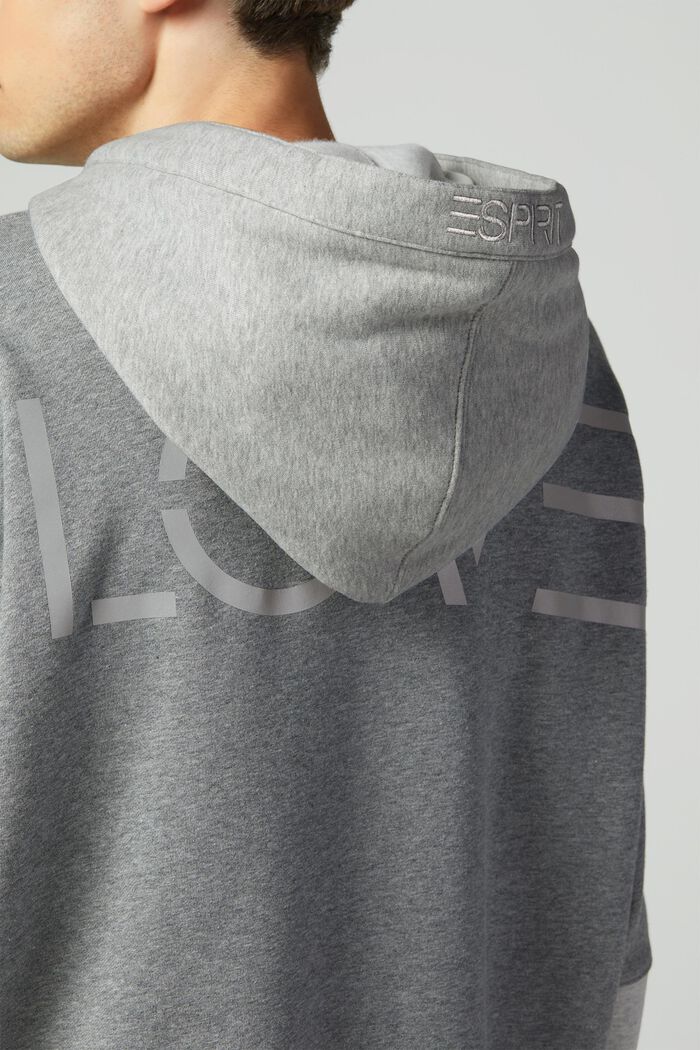 Unisex-sweatshirt i patchworklook, LIGHT GREY, detail image number 5