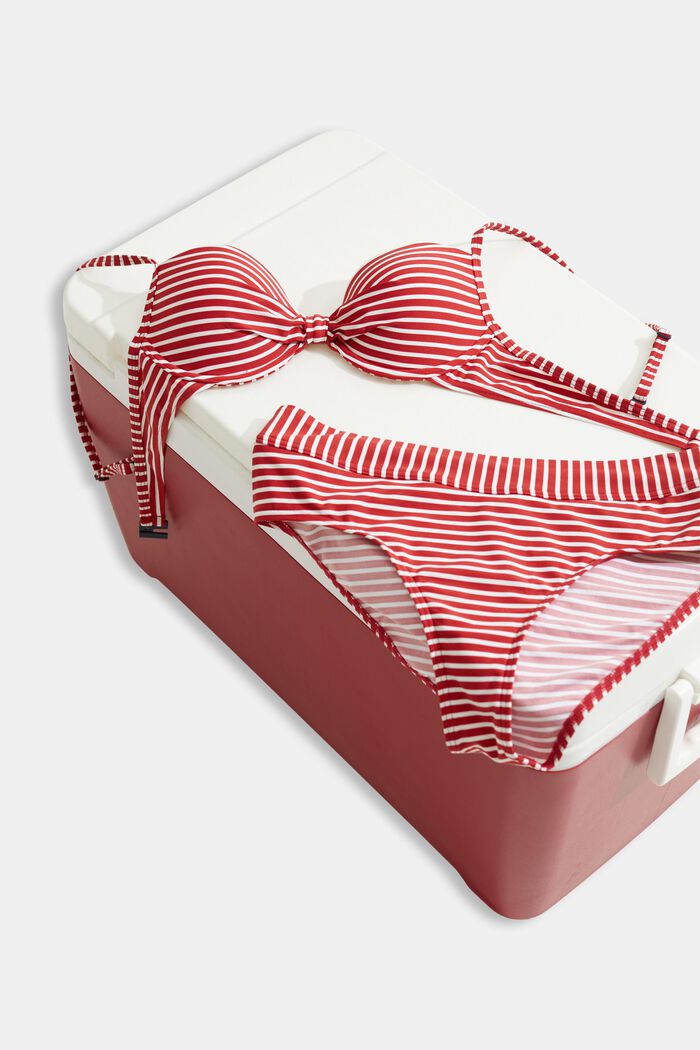 Genanvendte materialer: Bøjle-top med striber, RED, detail image number 0