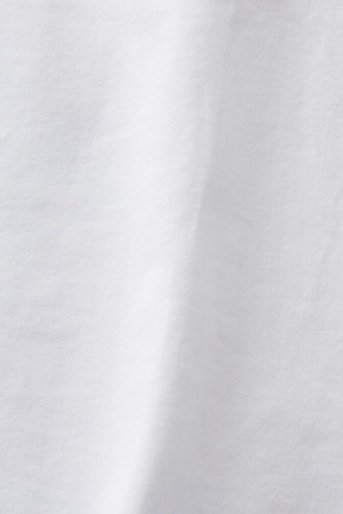 T-shirt med logo, WHITE, detail image number 6