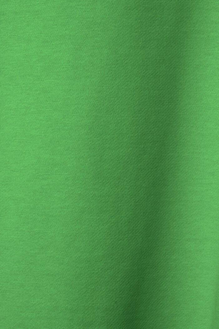 Unisex sweatshirt i bomuldsfleece med logo, GREEN, detail image number 5