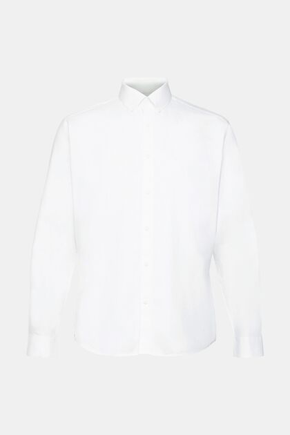 Slim fit skjorte med button down-krave