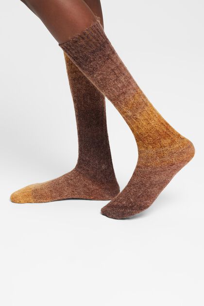 Støvlesokker i uld- og alpacamiks