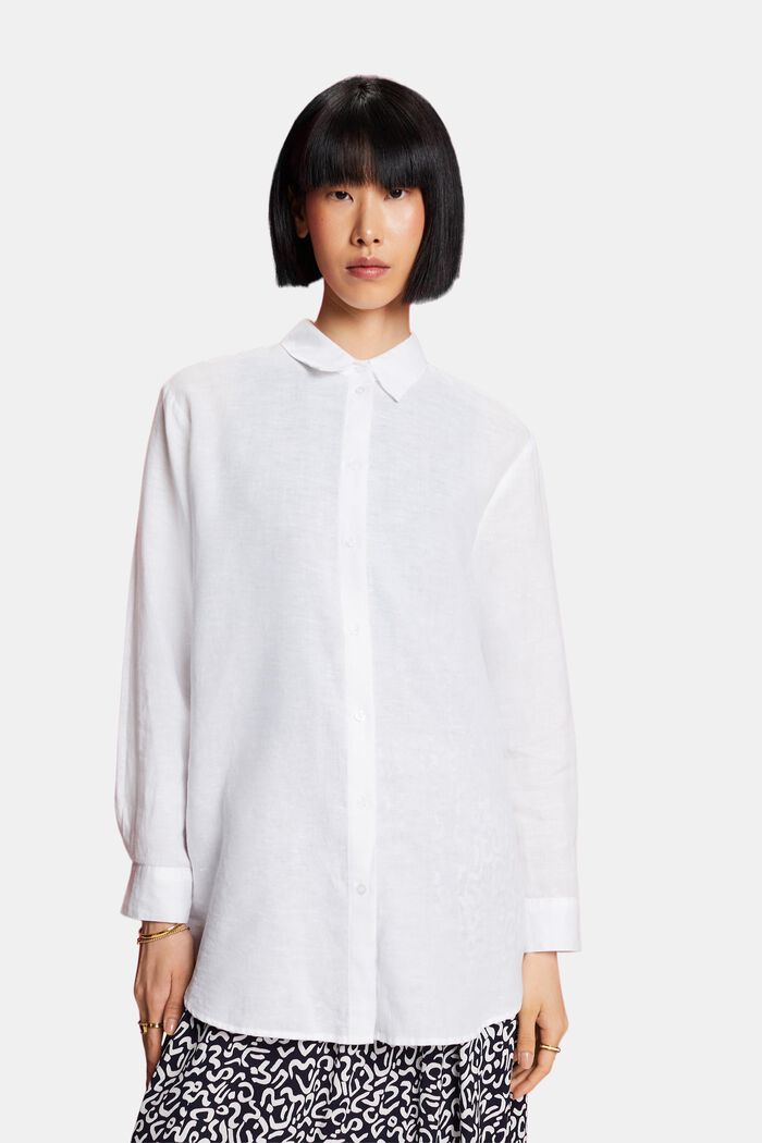 Blouses woven, WHITE, detail image number 0