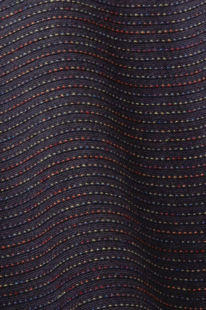 Farverig stribet pullover i økologisk bomuld, NAVY, detail image number 5