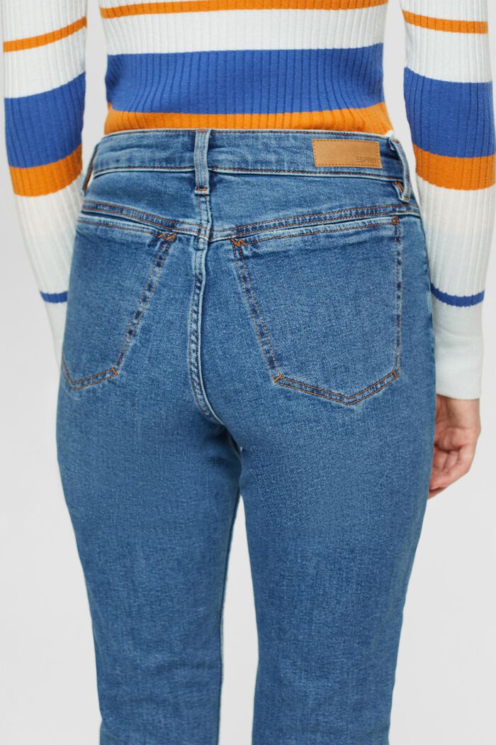 Mom fit jeans, BLUE MEDIUM WASHED, detail image number 4