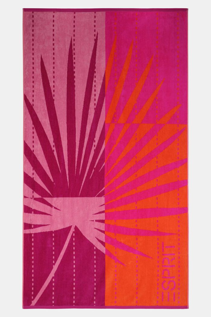 Strandhåndklæde med print og logo, FIRE, detail image number 1