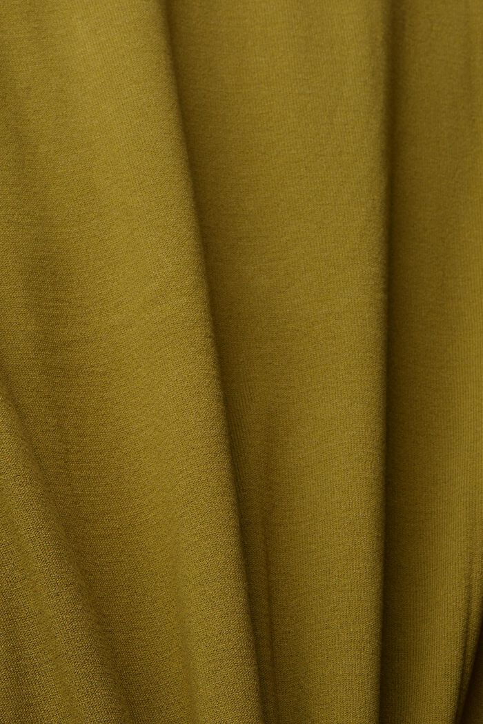Poloskjorte i finmasket strik, LENZING™ ECOVERO™, OLIVE, detail image number 1