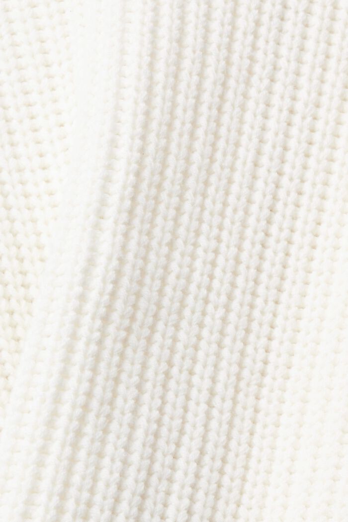 Strikket cardigan med lynlås, OFF WHITE, detail image number 5