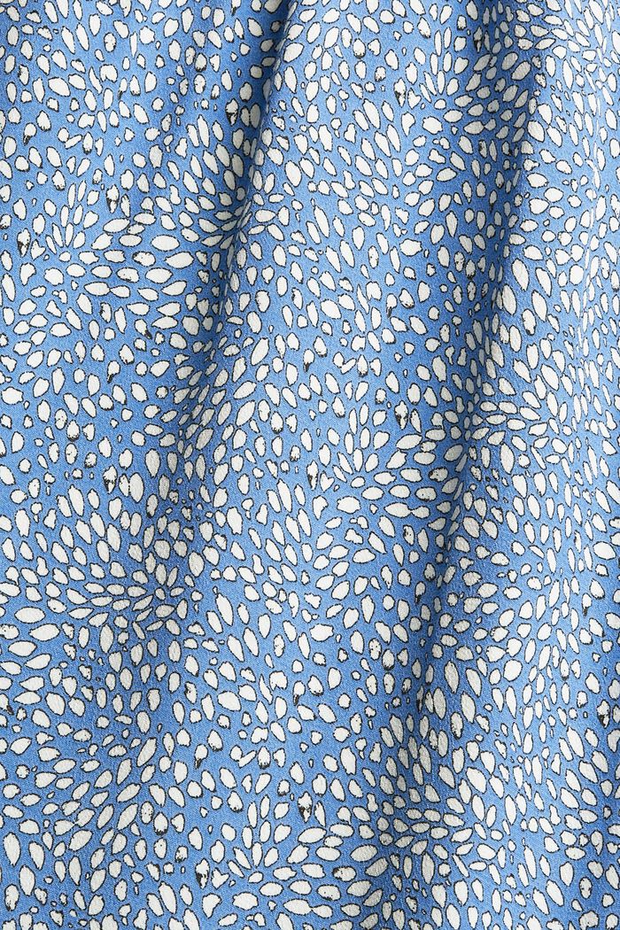 Mønstret kjole, LENZING™ ECOVERO™, LIGHT BLUE LAVENDER, detail image number 4