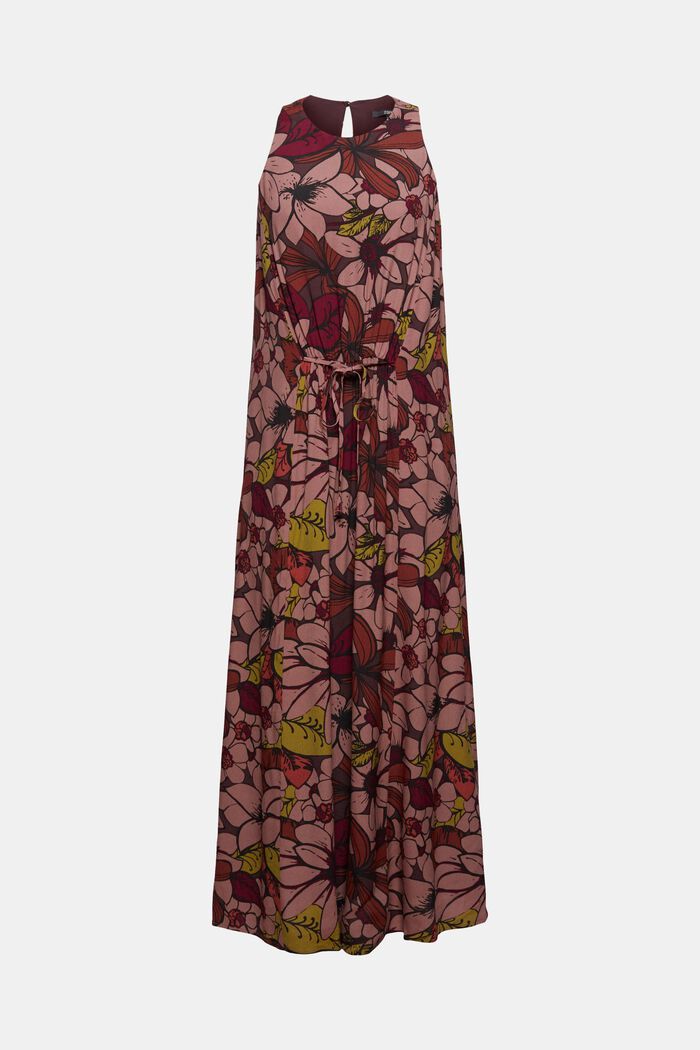 Blomstret maxi-kjole med LENZING™ ECOVERO™