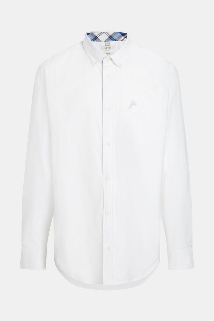 Oxfordskjorte i regular fit, WHITE, detail image number 6