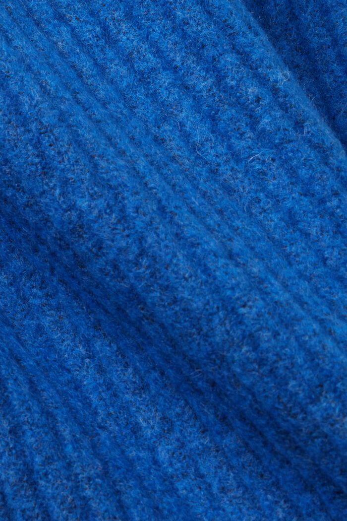 Minikjole i ribstrik, BRIGHT BLUE, detail image number 5