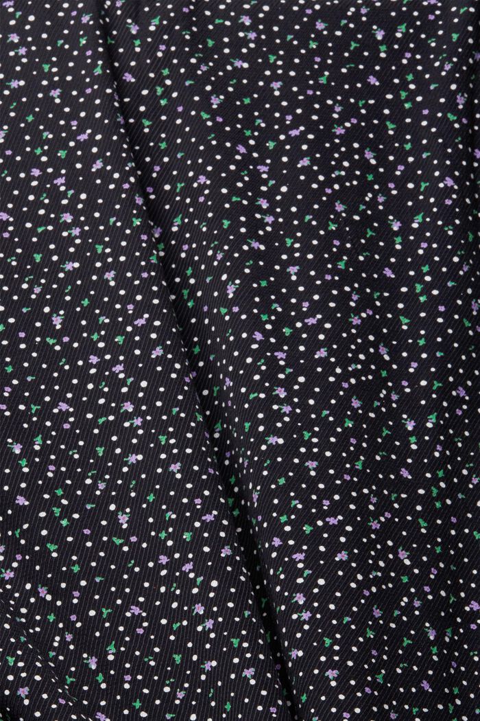 Mønstret bluse, BLACK, detail image number 1