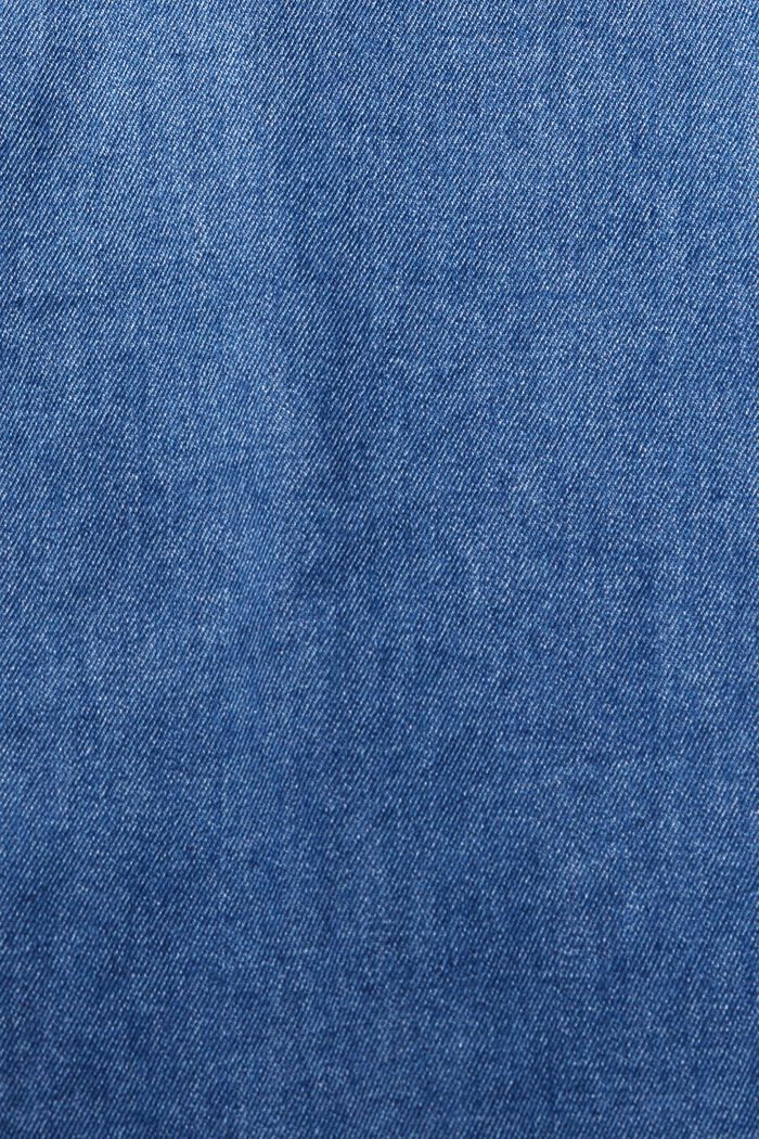 Denimskjorte med patchlomme, BLUE MEDIUM WASHED, detail image number 5