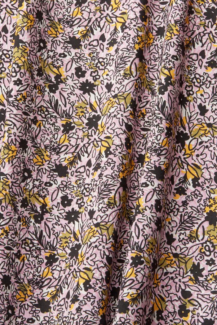 Bluse med blomstret mønster, LENZING™ ECOVERO™:, OLIVE, detail image number 5