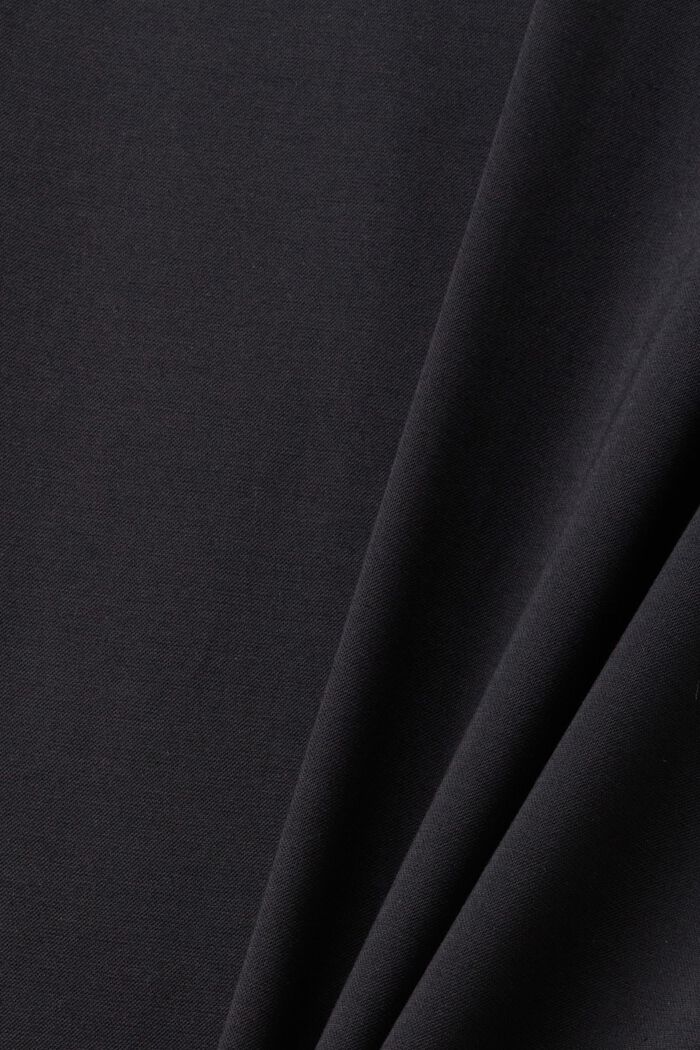 Habitbukser i piqué-jersey, BLACK, detail image number 1