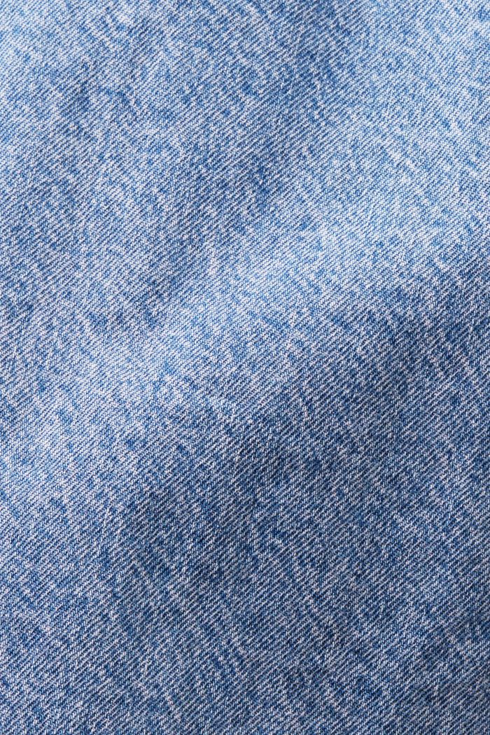 Denimskjorte med lange ærmer, BLUE LIGHT WASHED, detail image number 5