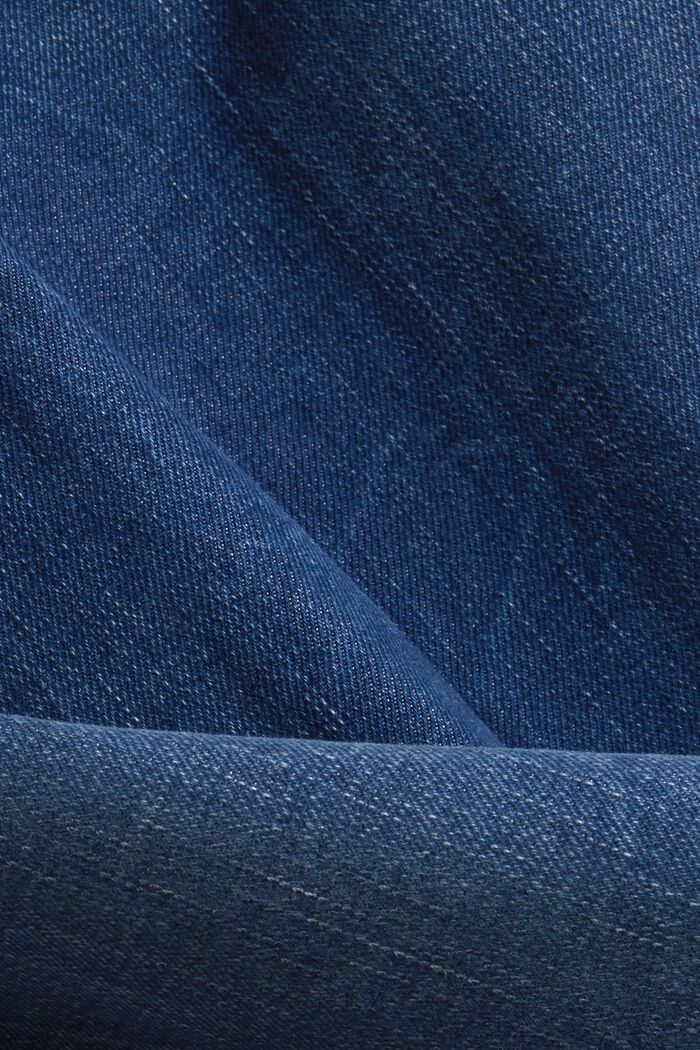Genanvendte materialer: stumpede jeans med COOLMAX®, BLUE DARK WASHED, detail image number 4