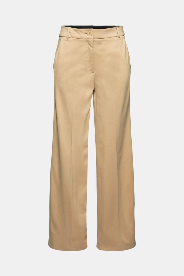 SPORTY PUNTO miks og match bukser med lige ben, SAND, detail image number 0