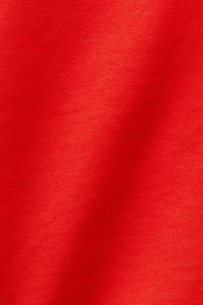 Cropped sweatshirt med logo, RED, detail image number 5