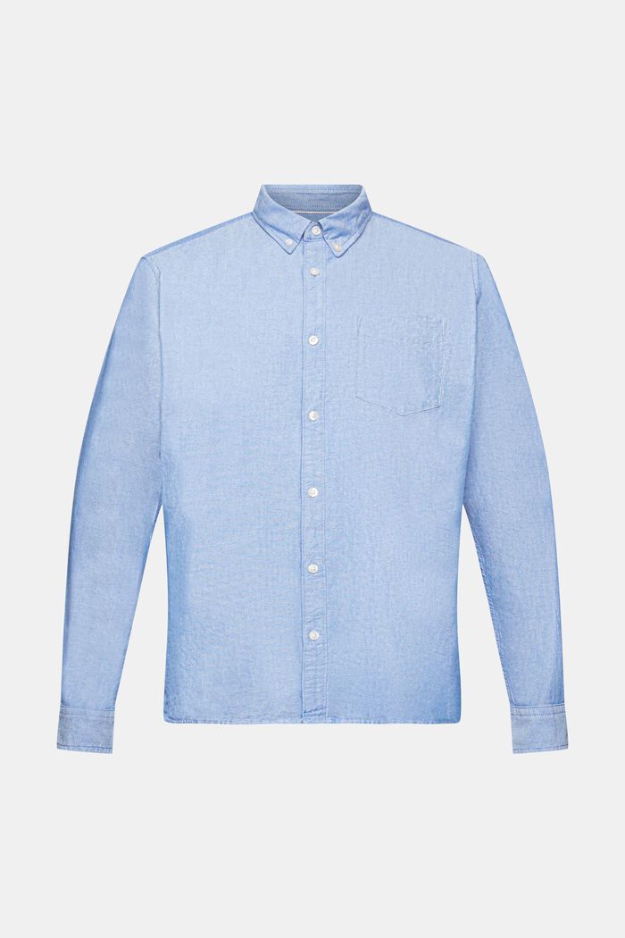 Skjorte med button down-krave, BLUE, detail image number 5