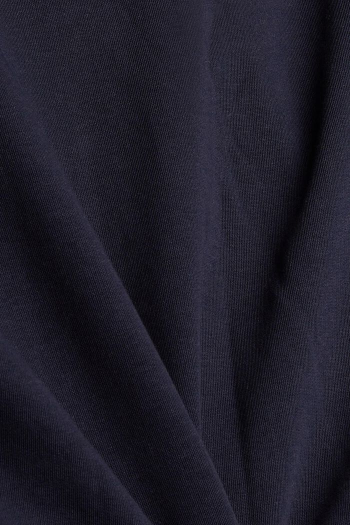 Genanvendte materialer: sweatshirt med broderet logo, NAVY, detail image number 4