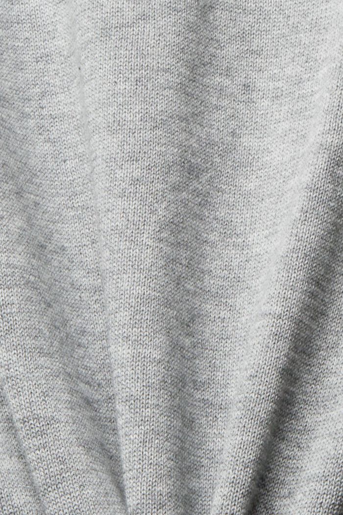Pullover med polokrave, MEDIUM GREY, detail image number 4