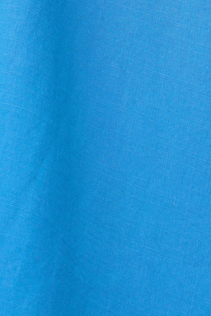 Ærmeløs kjole med elastisk krave, BRIGHT BLUE, detail image number 5