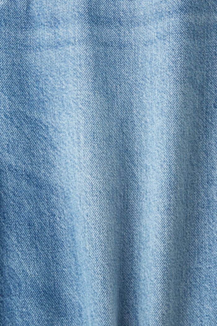Retro straight jeans med lav talje, BLUE MEDIUM WASHED, detail image number 5