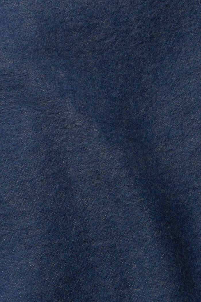 Poncho med frynser, PETROL BLUE, detail image number 2