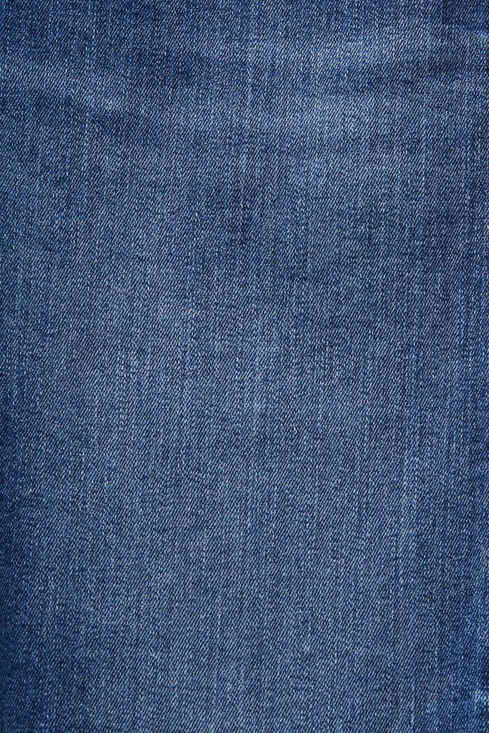 Mellemlange capri-jeans, BLUE MEDIUM WASHED, detail image number 6