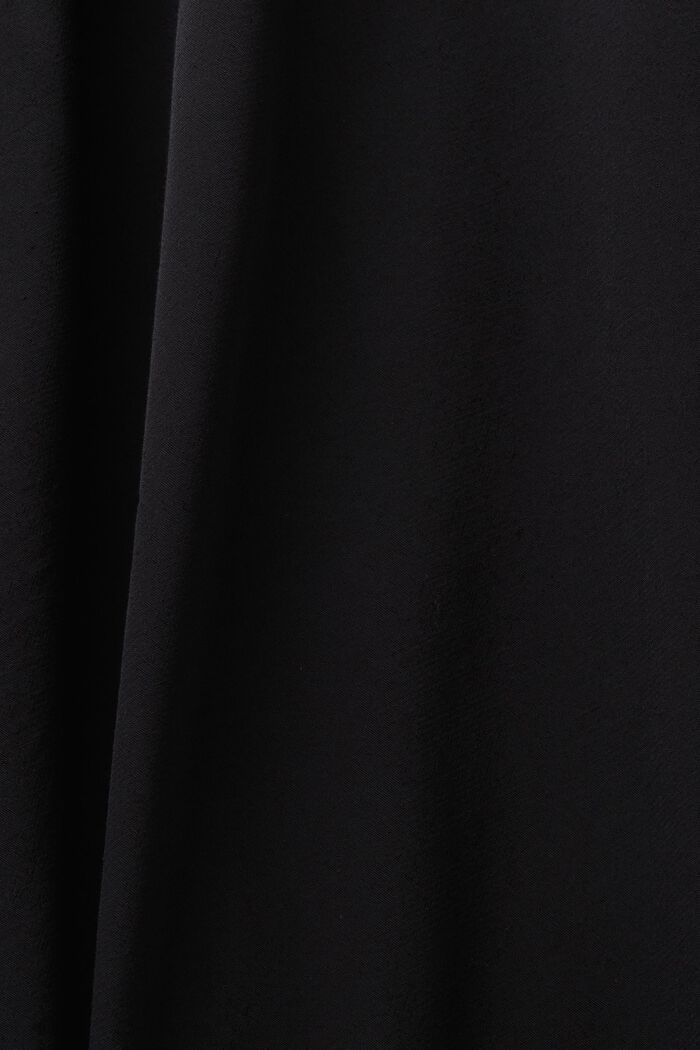 Skjortekjole med bælte, BLACK, detail image number 4