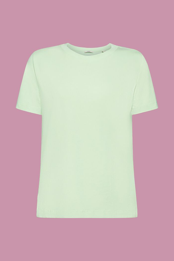 T-shirt i bomuldsmiks, CITRUS GREEN, detail image number 6