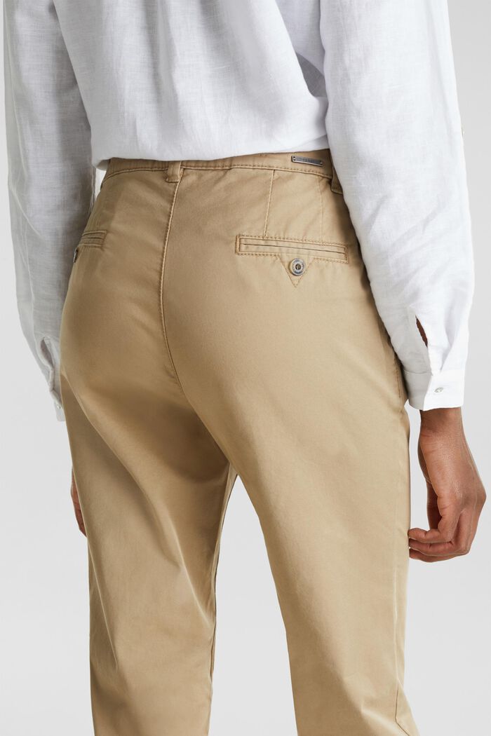 Stretch-chinos med lycra xtra life™, BEIGE, detail image number 5