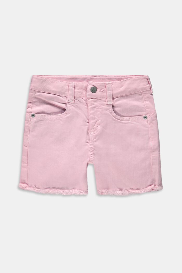Genanvendte materialer: shorts med regulerbar livvidde, LIGHT PINK, overview