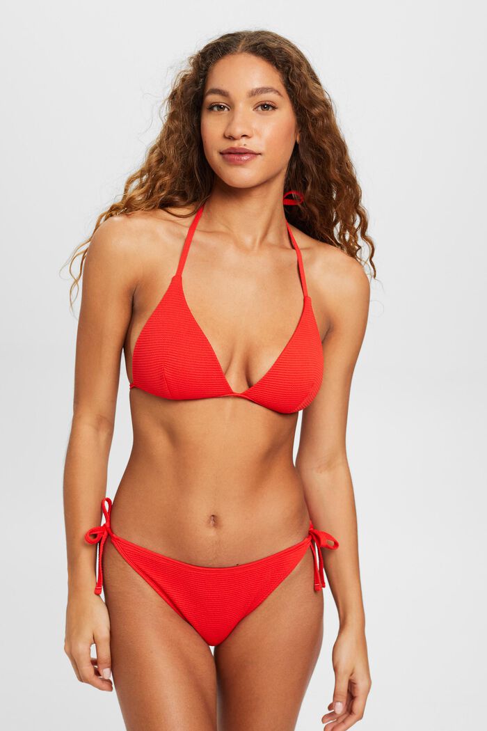 Polstret trekant-bikinitop, RED, detail image number 0