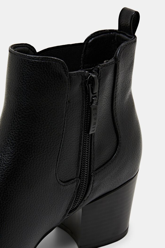 Støvler i vegansk læder, BLACK, detail image number 3