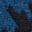 Mønstret minikjole i viskose, PETROL BLUE, swatch