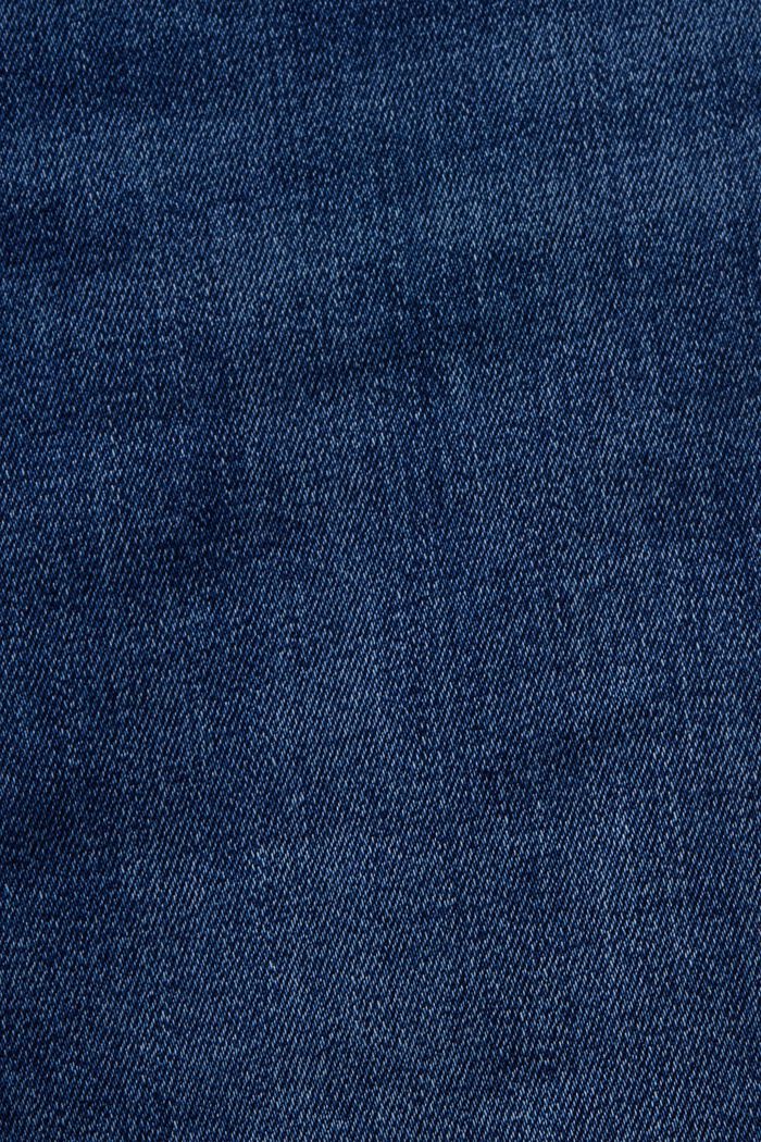 Slim jeans med tapered ben, BLUE MEDIUM WASHED, detail image number 5