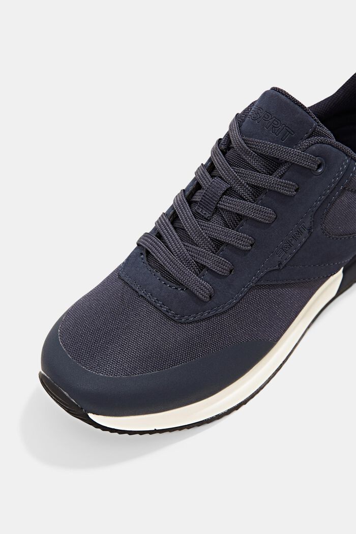 Sneakers med running-silhuet, NAVY, detail image number 4