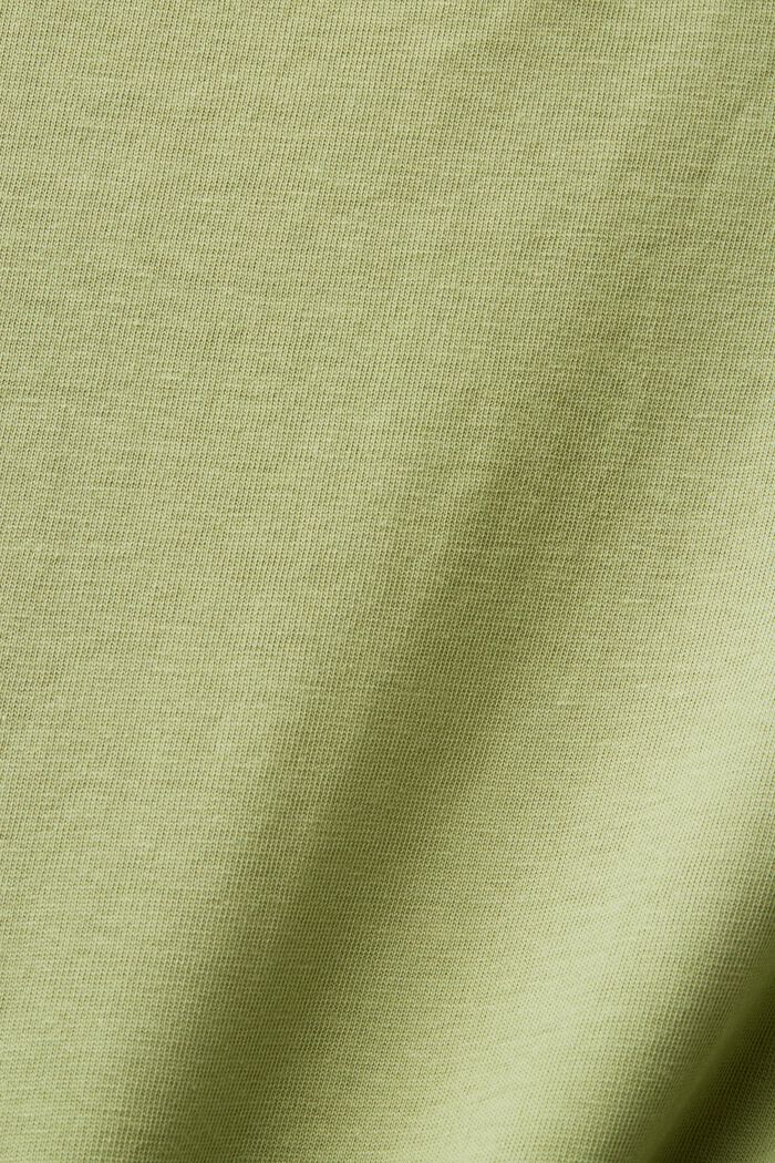 Bomulds-T-shirt med blomsterprint, PISTACHIO GREEN, detail image number 5