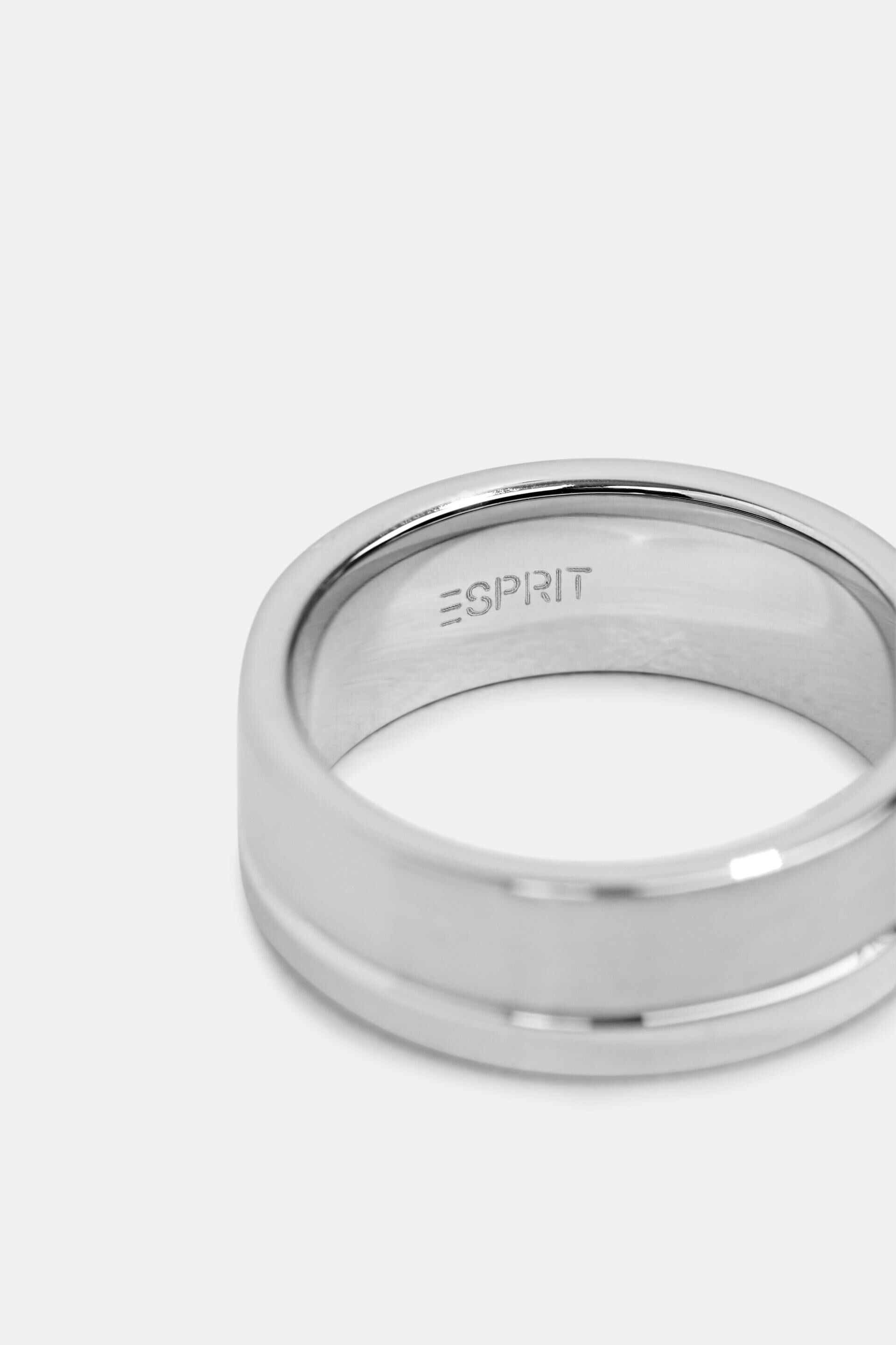 initial Brig Laboratorium ESPRIT-Bred ring i rustfrit stål i vores onlinebutik