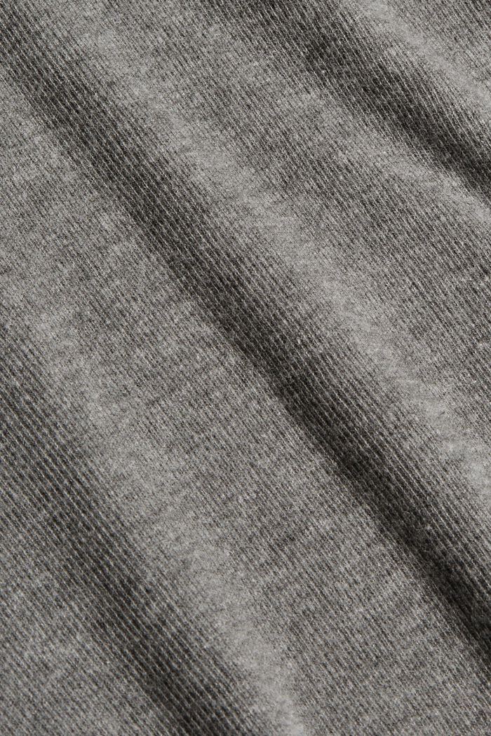 Sweatshirt af økologisk bomuldsblanding, GUNMETAL, detail image number 4