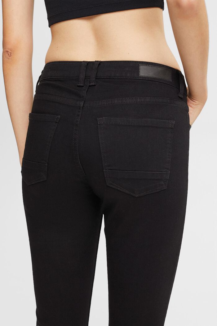 Jeans i bomuldsblanding med stretchkomfort, BLACK RINSE, detail image number 4