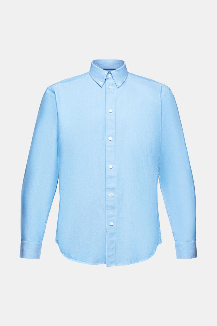 Oxfordskjorte i bomuld, BLUE, detail image number 6